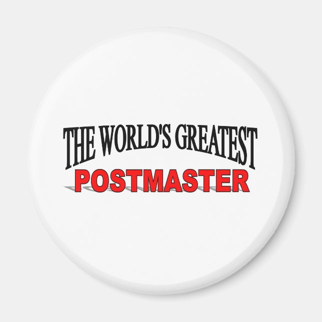 Imán El mejor postmaster del mundo (Frente)