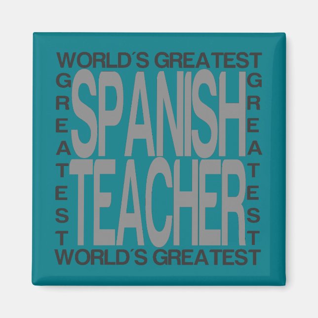 Imán El mejor profesor de español del mundo (Frente)