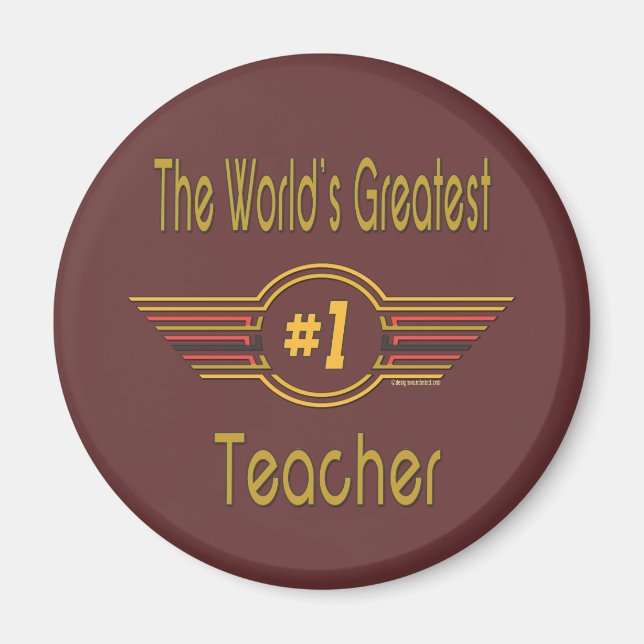 Imán El mejor profesor del mundo (Frente)