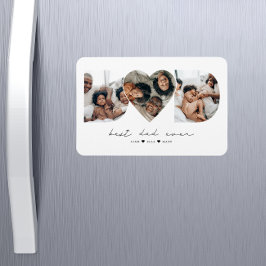 Imán El mejor regalo de Collage de fotos moderno para e