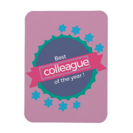 Imán El mejor regalo de cumpleaños de compañero