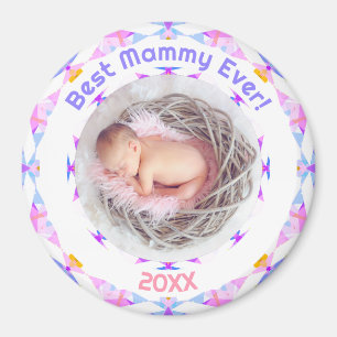 Imán El mejor regalo de foto de mammy Ever Baby Girl en