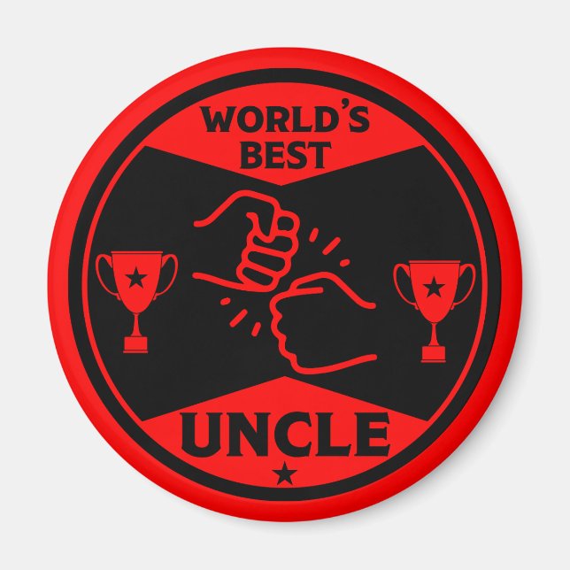 Imán El mejor tío del mundo (Frente)