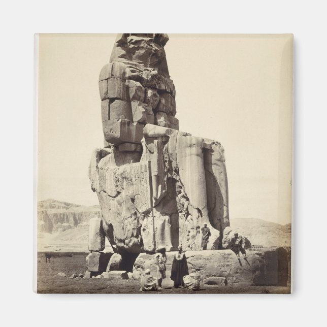 Imán El "Memno vocal", estatua colosal de Amenhotep I (Frente)