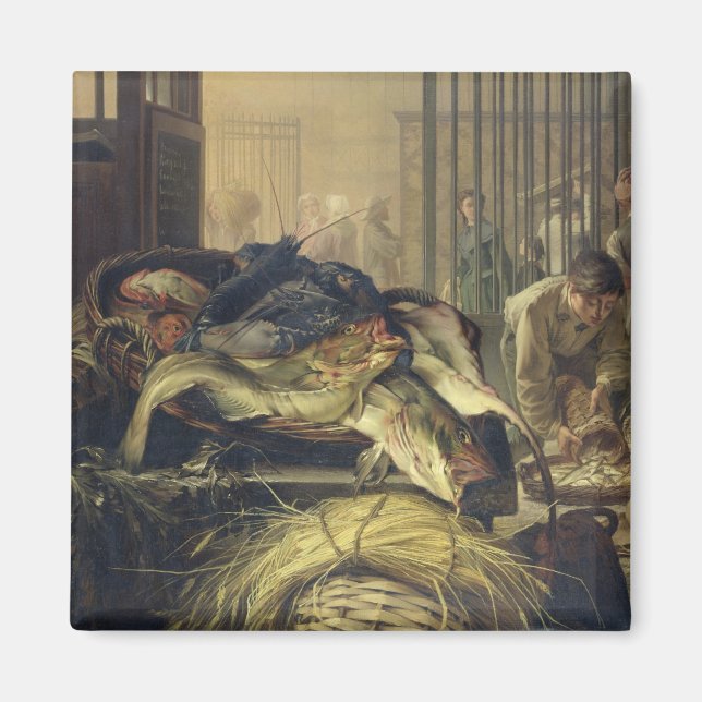 Imán El mercado de la pesca (Frente)