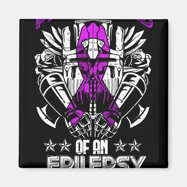 Imán El mes de la conciencia de la epilepsia Orgulloso  (Frente)