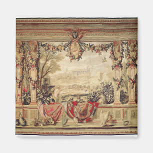 Imán El mes del castillo francés de noviembre de Blois