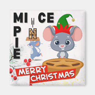 Imán El MICE que tomó la letra N de un Mince Pie.