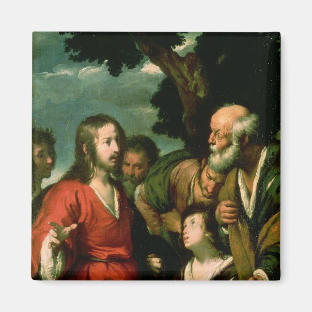 Imán El milagro de los palos y pescadillos, c.1630 (Frente)