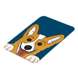 Imán El mirar a escondidas del Corgi