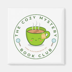 Imán El misterioso y acogedor Magnet del club de libros
