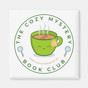 Imán El misterioso y acogedor Magnet del club de libros