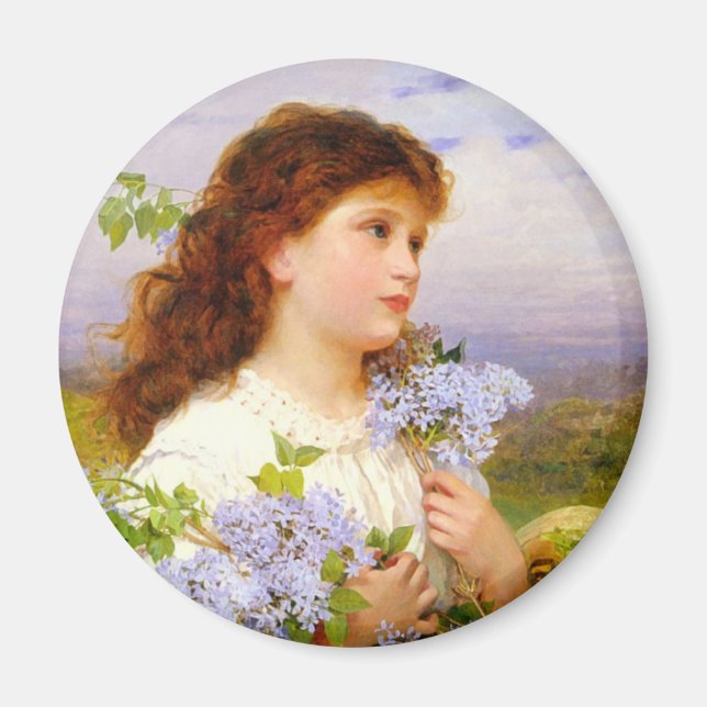 Imán El momento de los ílicos Sophie Anderson Magnet (Frente)