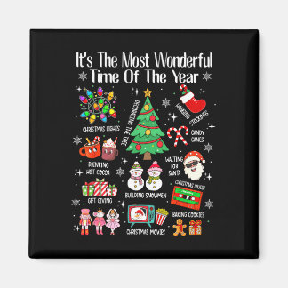 Imán El momento más maravilloso del año navidad xmas