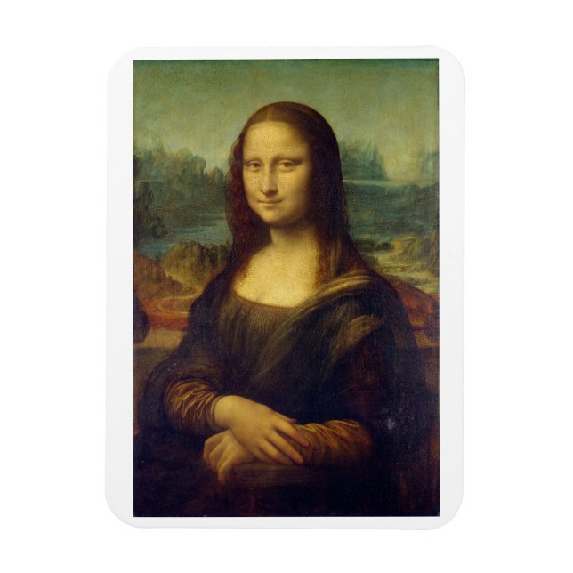 IMÁN "EL MONA LISA" POR LEONARDO DA VINCI FOTO (Vertical)