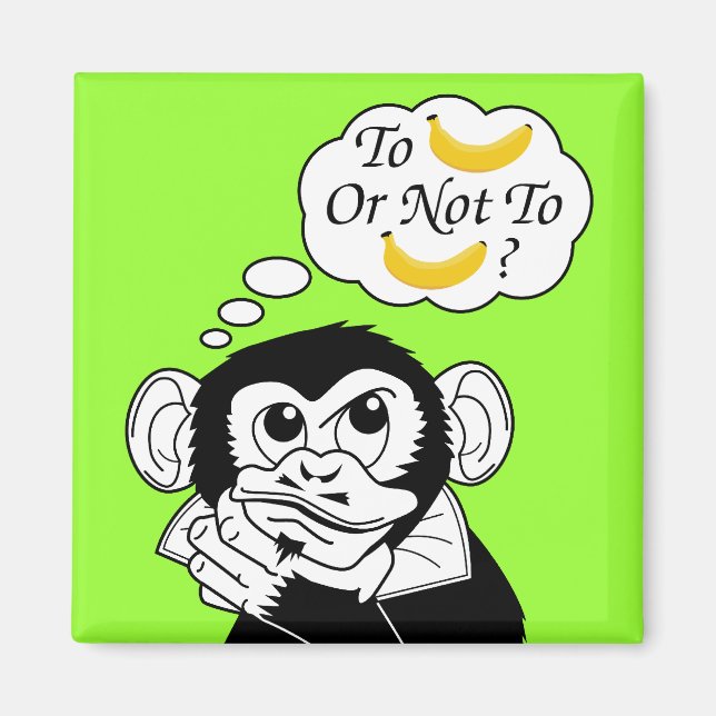 Imán El mono de Shakespeare (Frente)