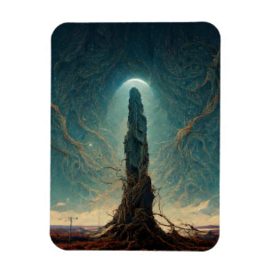 Imán El Monolith 2 Fantasy Sci-Fi Art