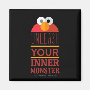 Imán El monstruo interior de Elmo