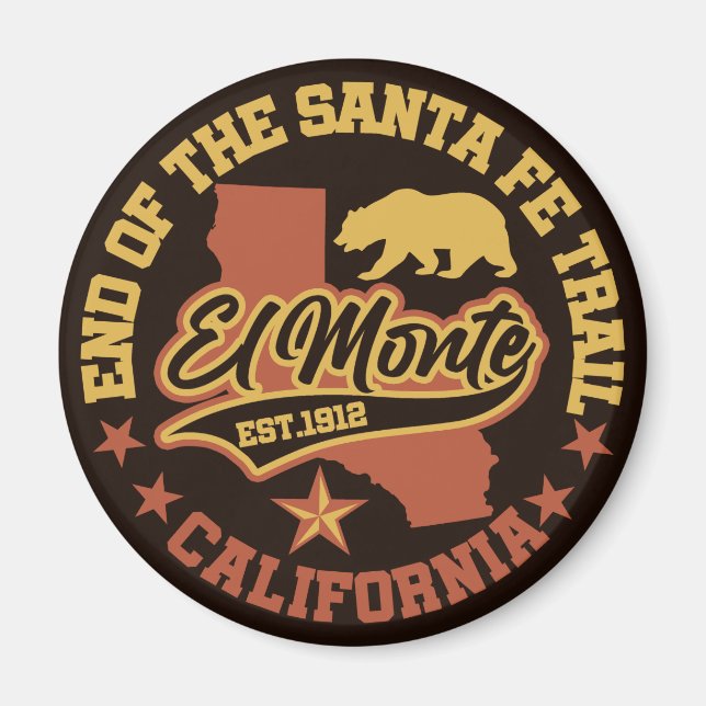 Imán El Monte, California (Frente)