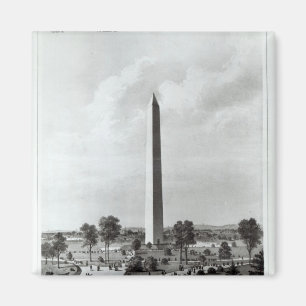Imán El monumento de Washington y los alrededores