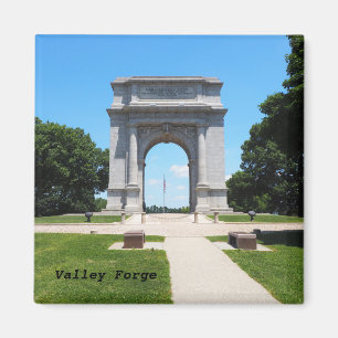 Imán El monumento del arco en la fragua del valle