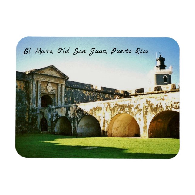 Imán El Morro, Viejo San Juan, Puerto Rico (Horizontal)