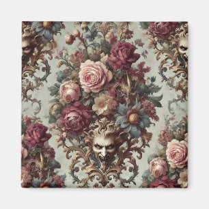 Imán 🌺 El motín al florecimiento - Floral barroca góti