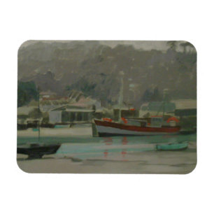 Imán El muelle de los pescadores del Día Gris