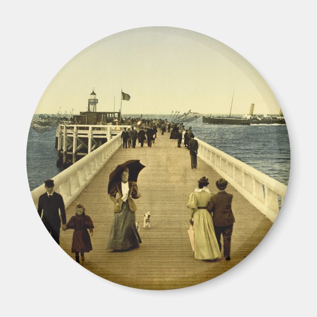 Imán El muelle Ostend Belgium (Frente)