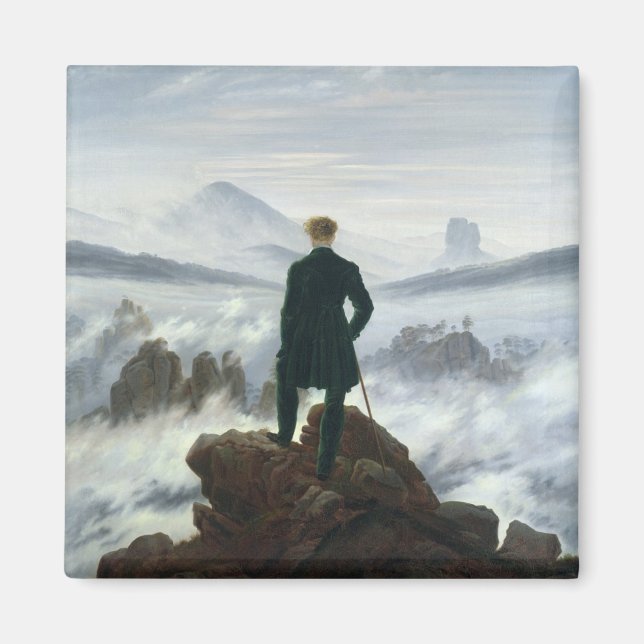 Imán El mujeriego sobre el mar de niebla, 1818 (Frente)
