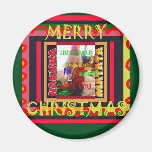 Imán El mundo a mi alrededor está feliz de tenerte colo