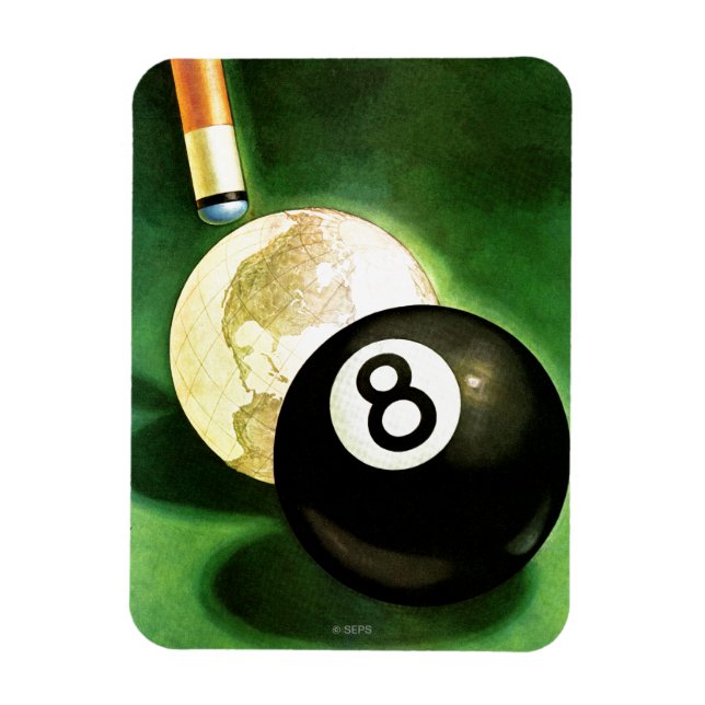 Imán El mundo como una pelota (Vertical)