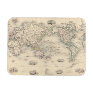 Imán El mundo de las proyecciones de los comerciantes