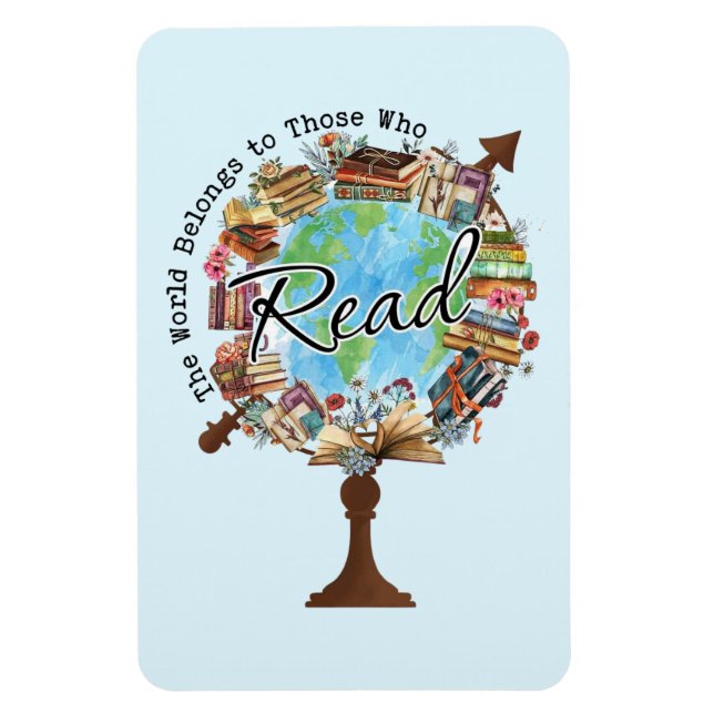 Imán El mundo pertenece a los que leen (Vertical)