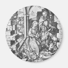 Imán El nacimiento de Jesús (por Martin Schongauer)