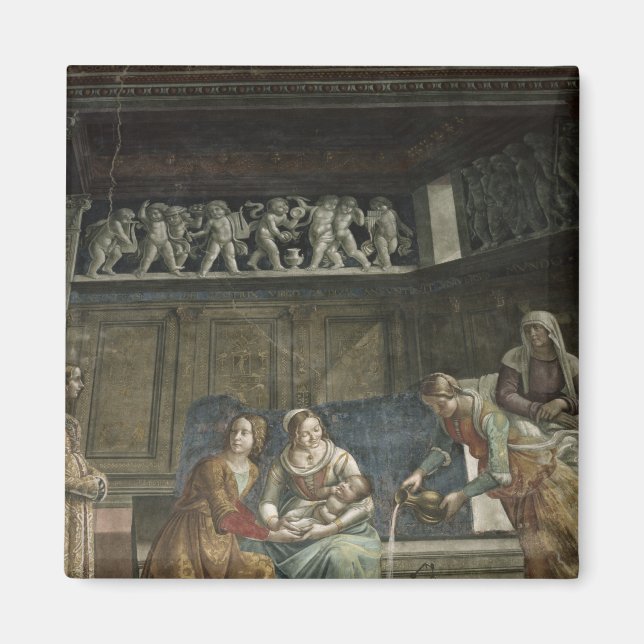 Imán El nacimiento de la Virgen, 1485-90 (Frente)