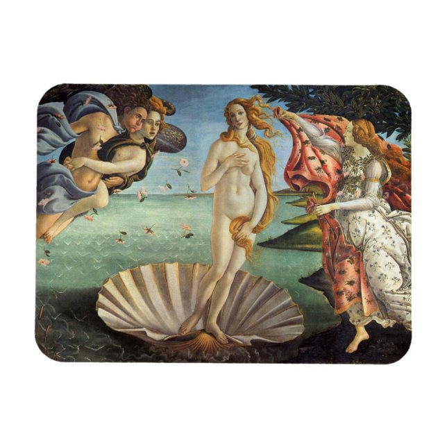 Imán El nacimiento de Venus por Sandro Botticelli (Horizontal)