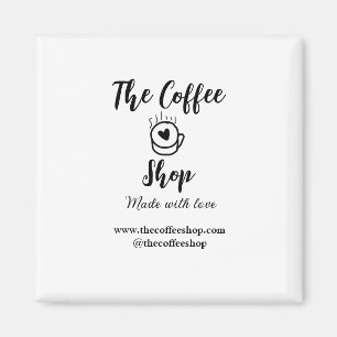 Imán El negocio de redes sociales de la tienda de café