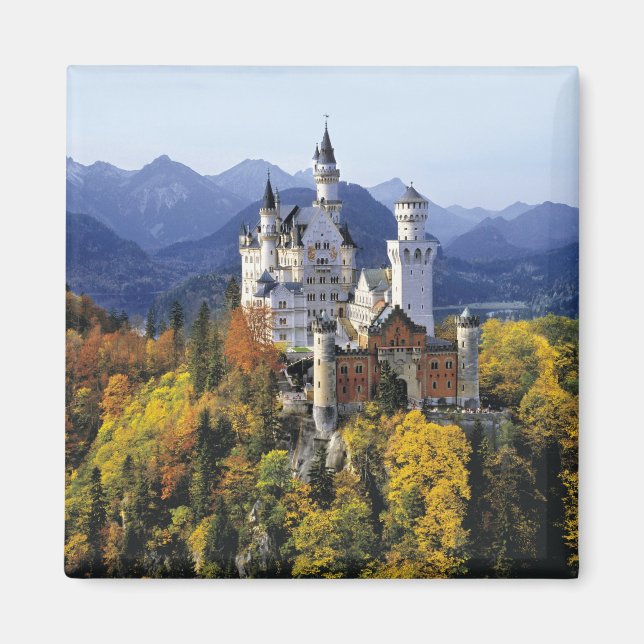 Imán El Neuschwanstein es uno de los tres (Frente)