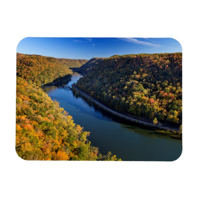 Imán El New River Gorge en Hawks Nest State Park (Horizontal)