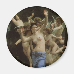 Imán El Nido de Avispas de William Adolphe Bouguereau