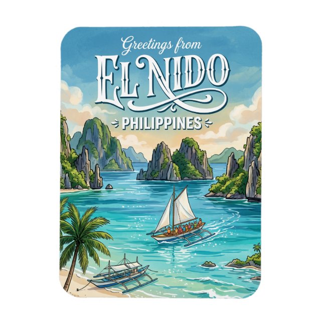 Imán El Nido Filipinas (Vertical)