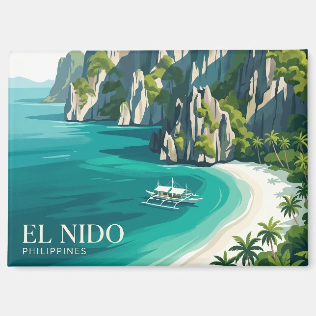 Imán El Nido Filipinas (Anverso)