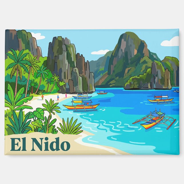 Imán El Nido Filipinas (Anverso)