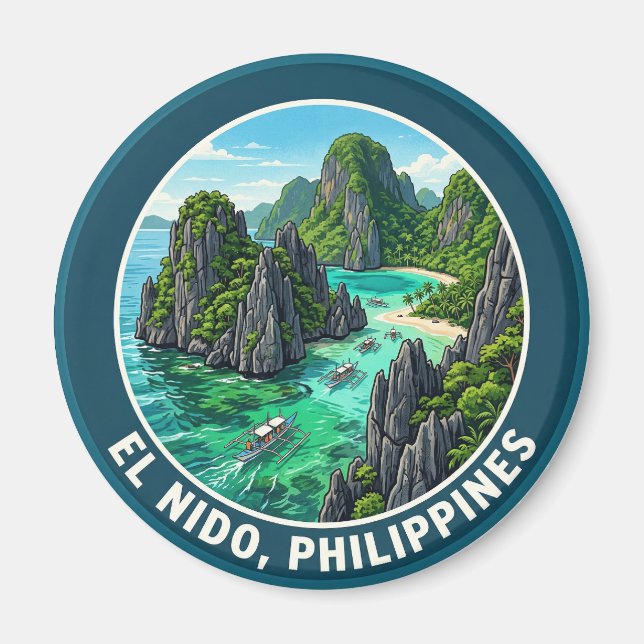 Imán El Nido, Palawan Filipinas (Frente)