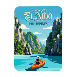 Imán El Nido Palawan, Filipinas, kayakista