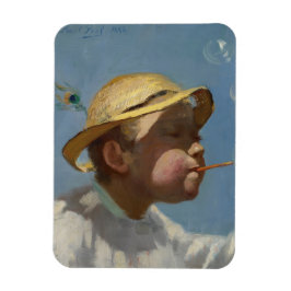 Imán El niño de la burbuja (por Paul Peel)