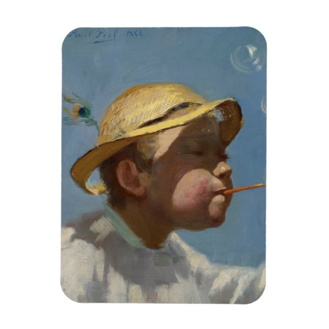 Imán El niño de la burbuja (por Paul Peel) (Vertical)