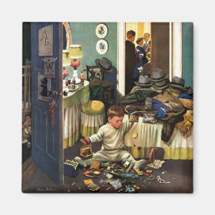 Imán El niño vacia los monederos