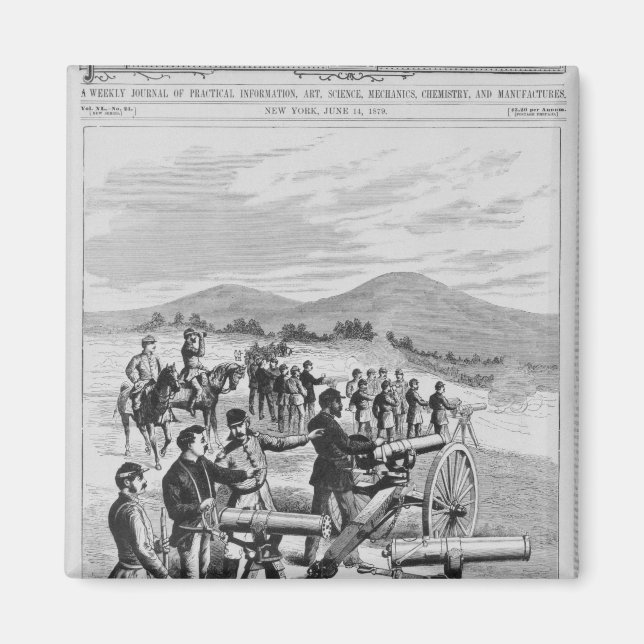 Imán El nuevo modelo Gatling Gun (Frente)